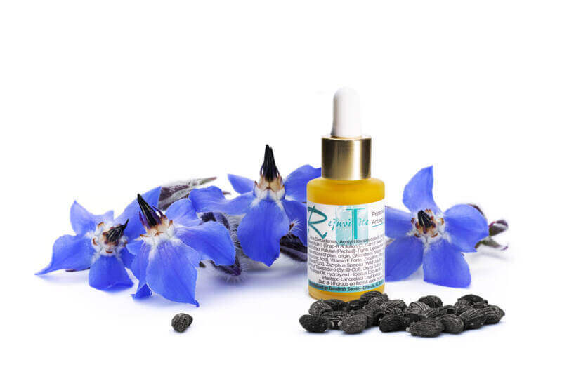 Rejuvitite contains borage seed oil