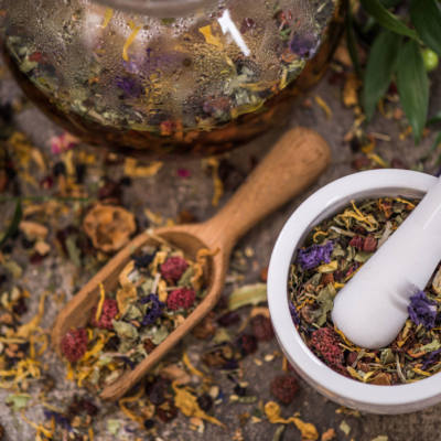 An image of the herbal steaming process that is used when receiving deep pore cleansing facials at TS Skin Care in Orlando