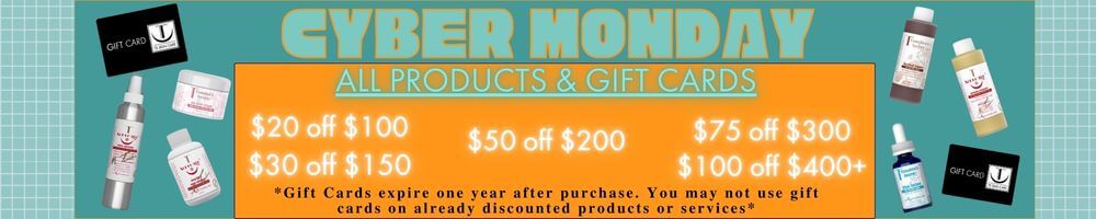 Cyber Monday - All Products & Gift Cards - $20 off $100. $30 off $150, $50 off $200, $75 off $300, $100 off $400+