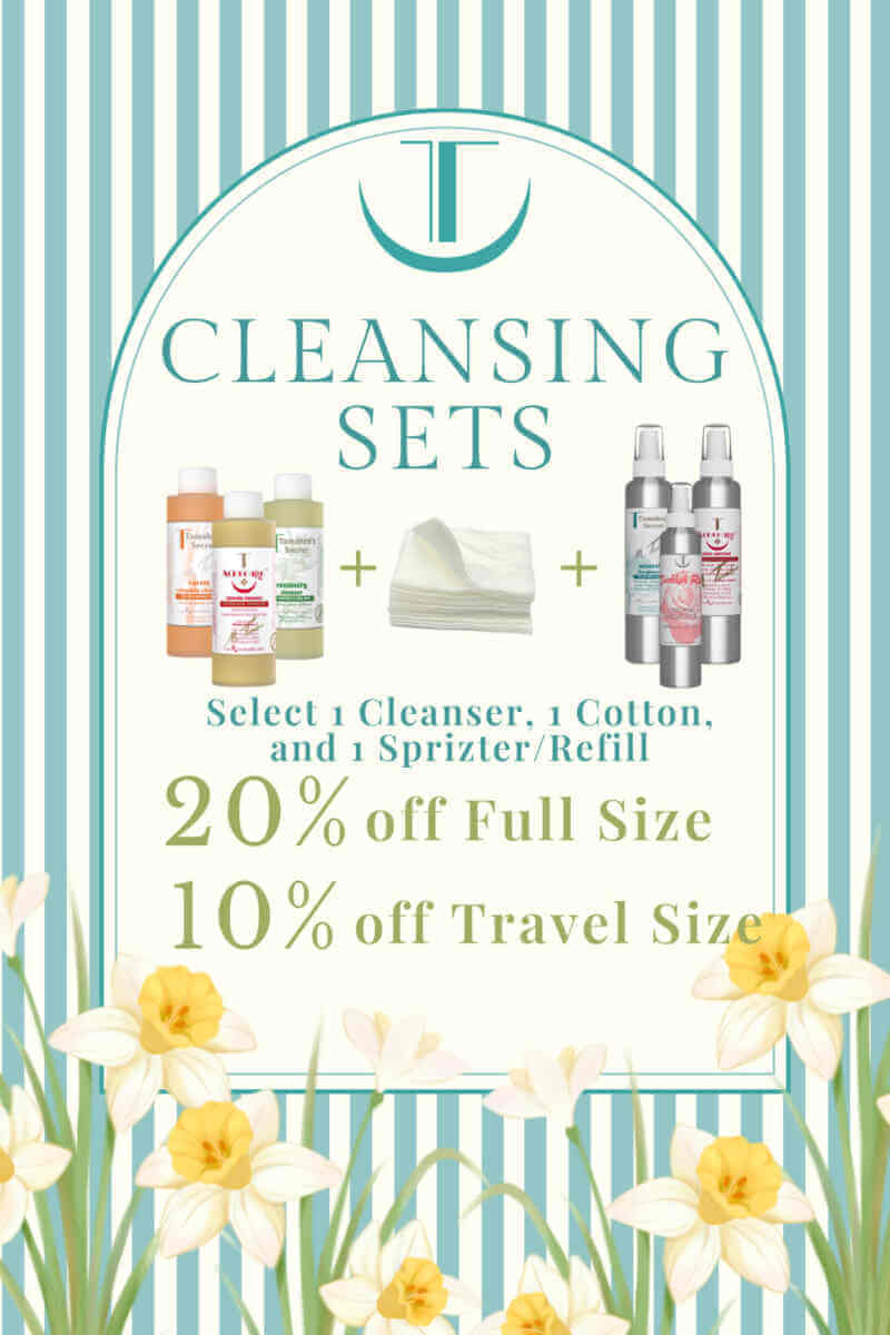 Cleansing Sets - 20% Off Full Size - 10% Off Travel Size